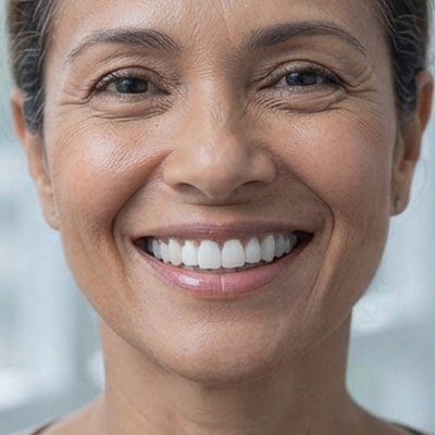 Sorriso com facetas